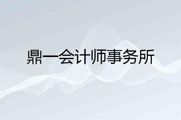 鼎一会计师事务所