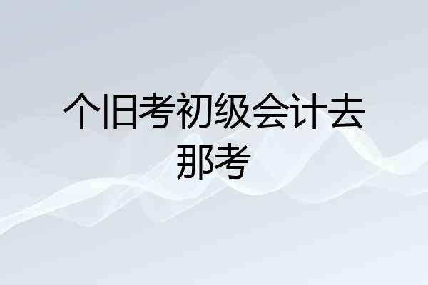 个旧考初级会计去那考