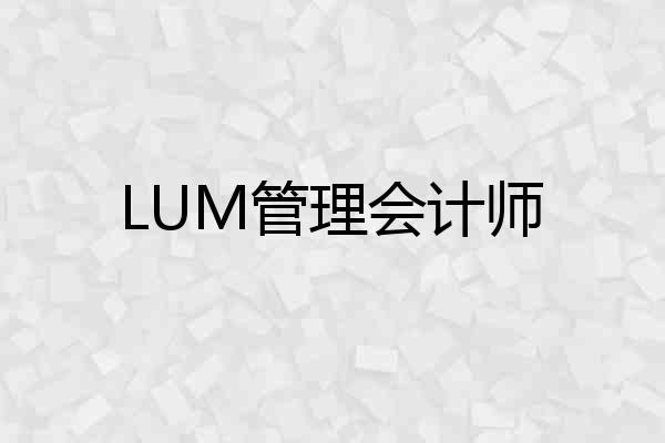 LUM管理会计师