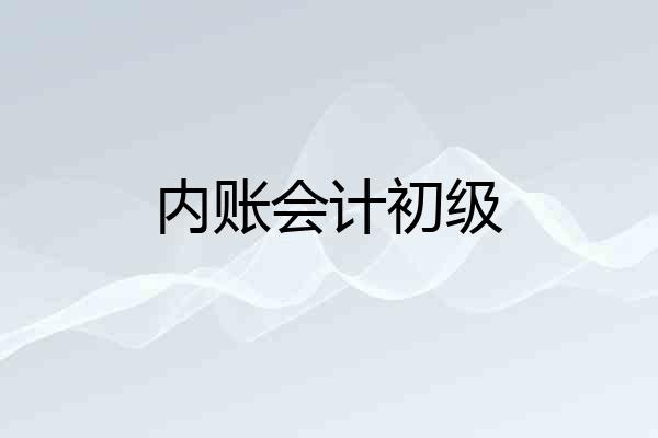 内账会计初级