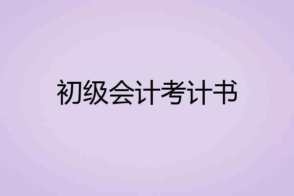初级会计考计书