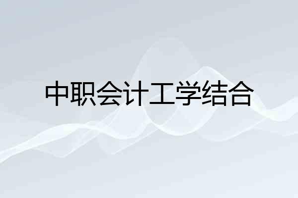 中职会计工学结合