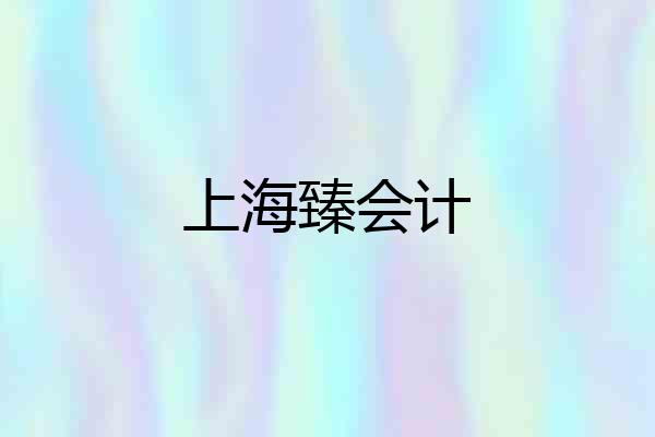 上海臻会计