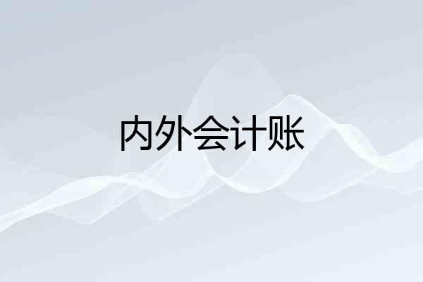 内外会计账