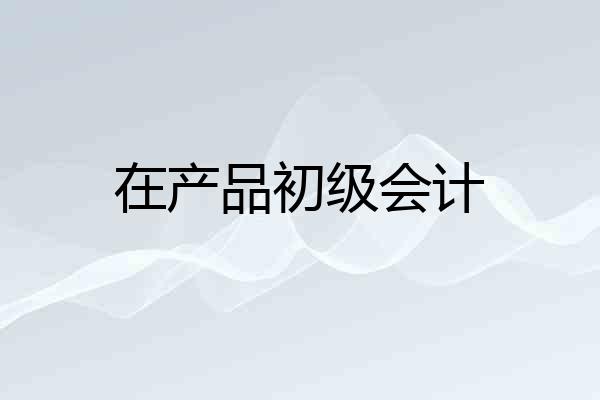 在产品初级会计