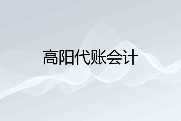 高阳代账会计