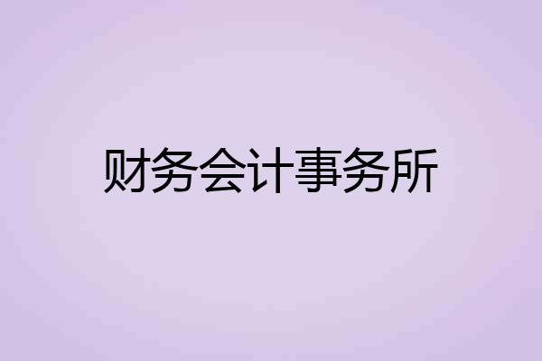 财务会计事务所