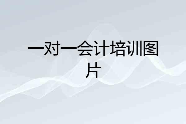 一对一会计培训图片