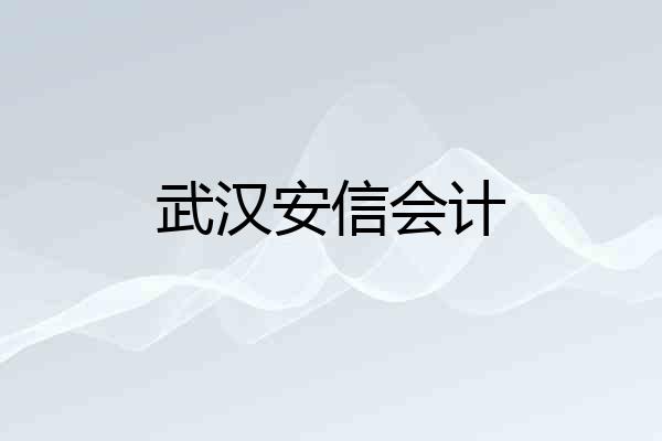 武汉安信会计