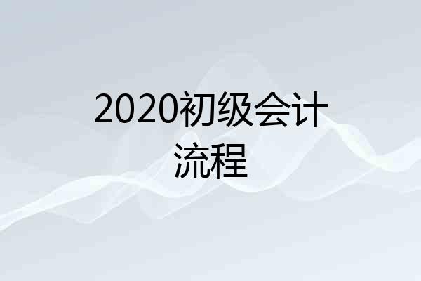2020初级会计流程