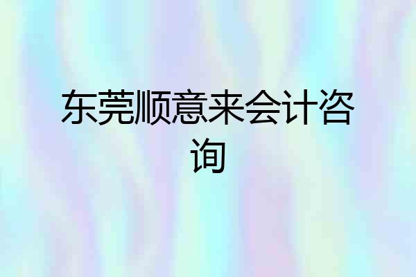 东莞顺意来会计咨询