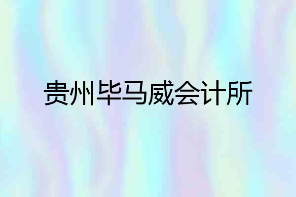 贵州毕马威会计所
