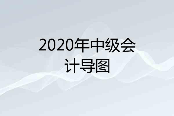 2020年中级会计导图