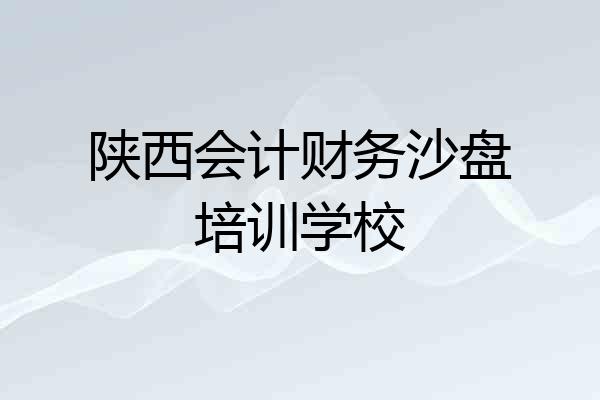 陕西会计财务沙盘培训学校