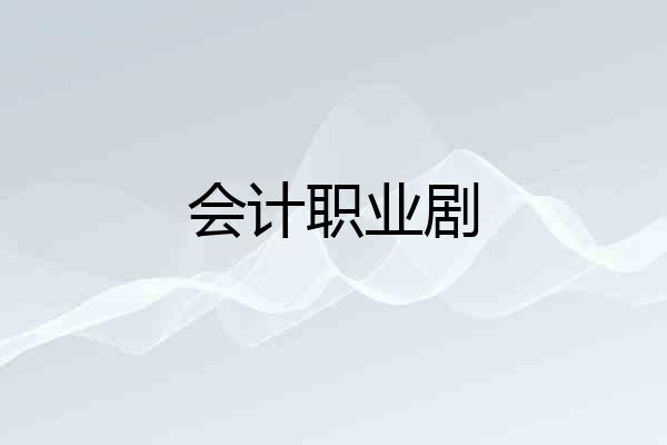 会计职业剧