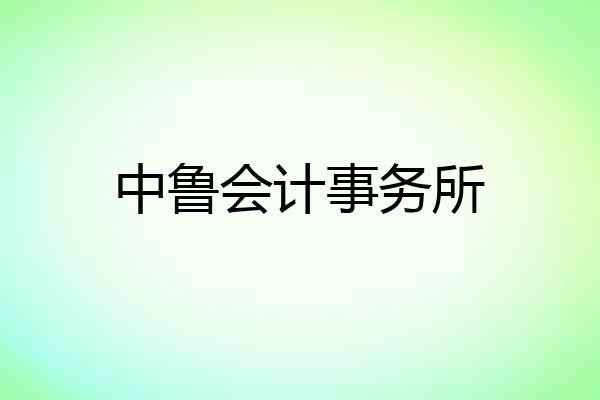 中鲁会计事务所
