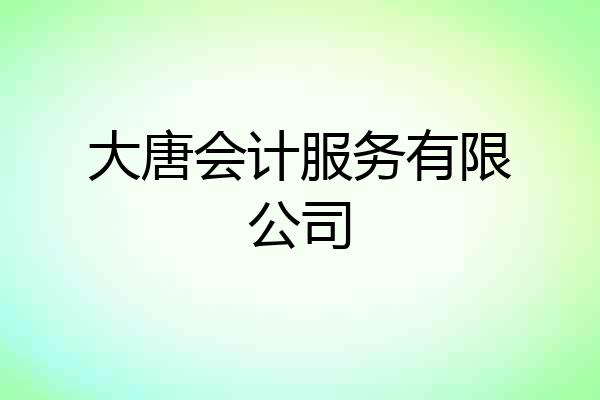 大唐会计服务有限公司