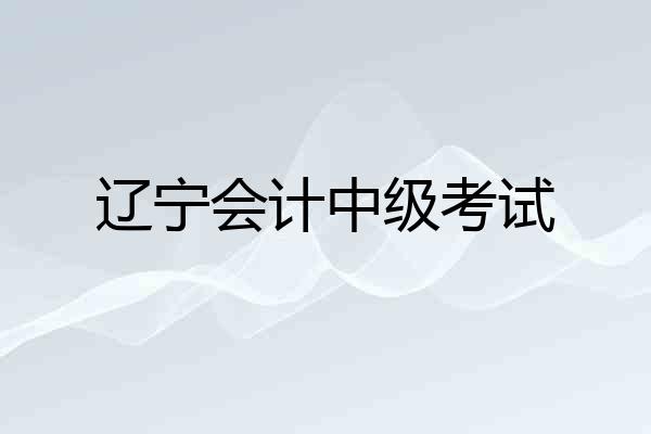 辽宁会计中级考试