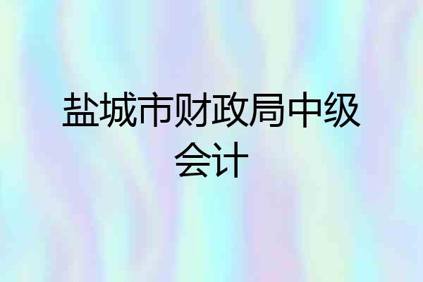 盐城市财政局中级会计