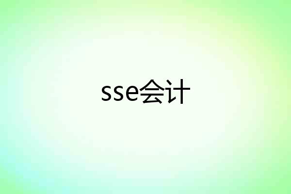 sse会计