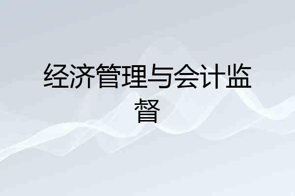 经济管理与会计监督