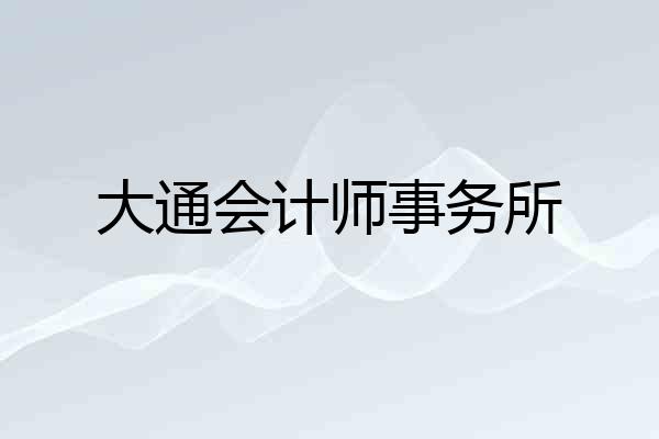 大通会计师事务所