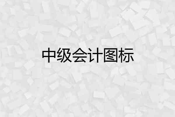 中级会计图标
