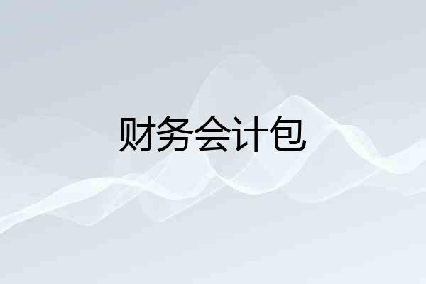 财务会计包