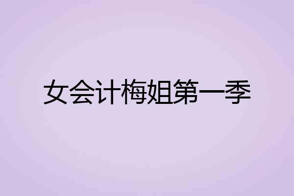 女会计梅姐第一季