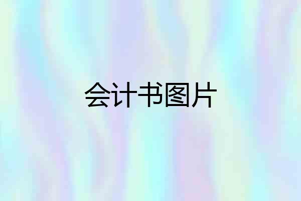 会计书图片