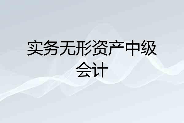 实务无形资产中级会计