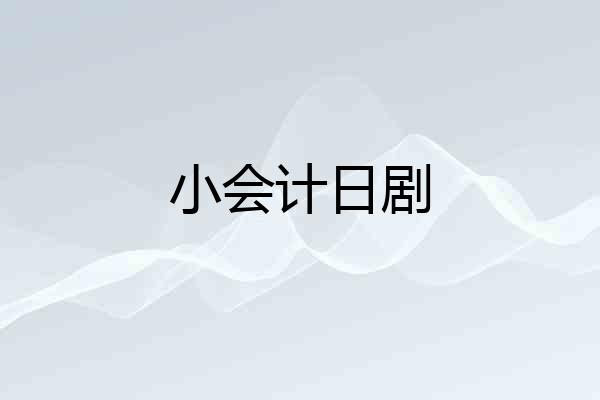 小会计日剧