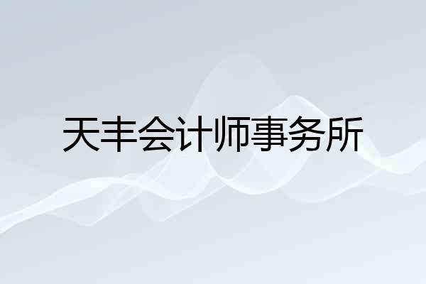 天丰会计师事务所