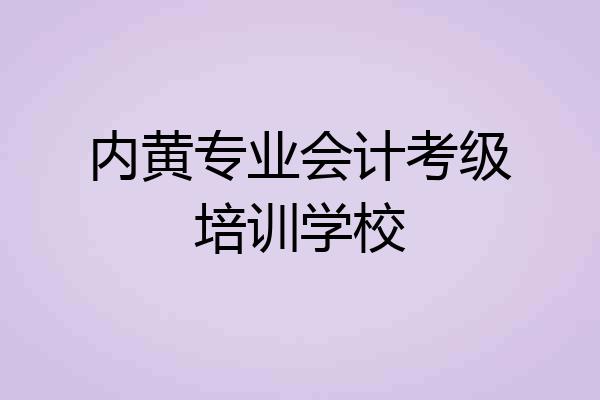 内黄专业会计考级培训学校