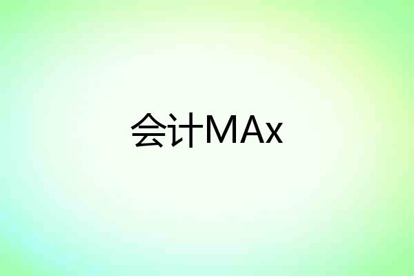 会计MAx