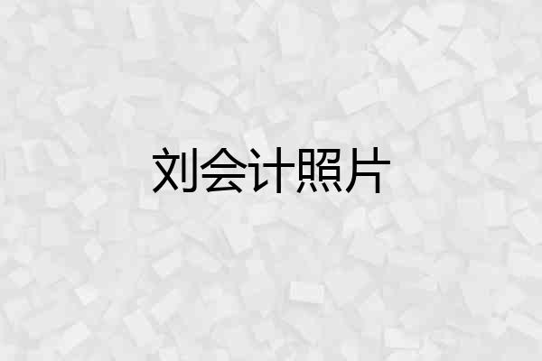刘会计照片