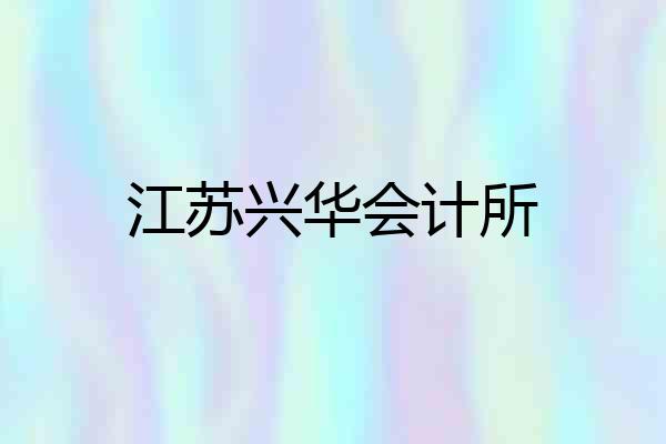 江苏兴华会计所