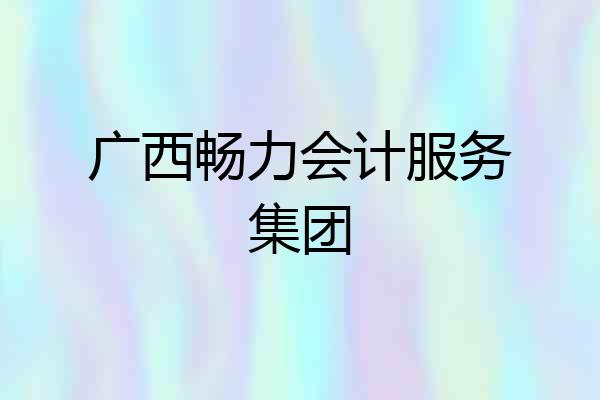 广西畅力会计服务集团