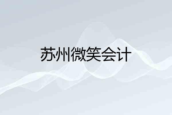 苏州微笑会计