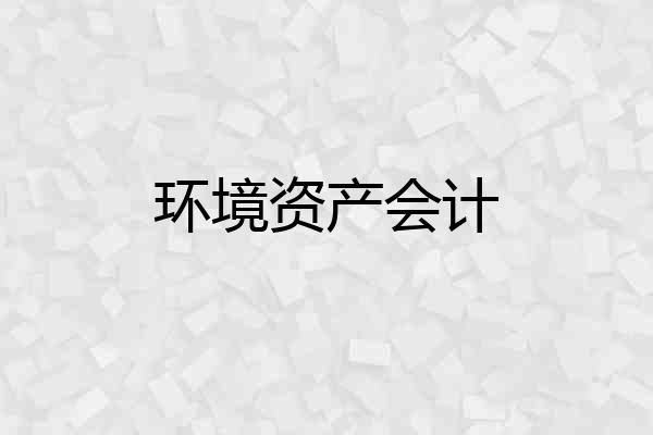 环境资产会计