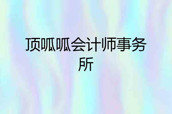 顶呱呱会计师事务所