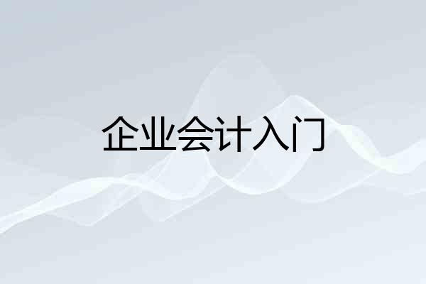 企业会计入门