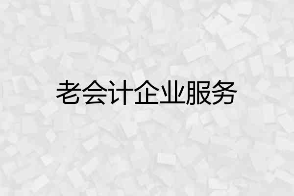 老会计企业服务