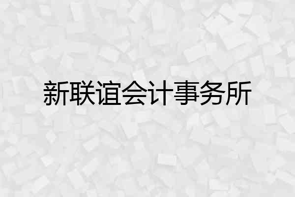 新联谊会计事务所
