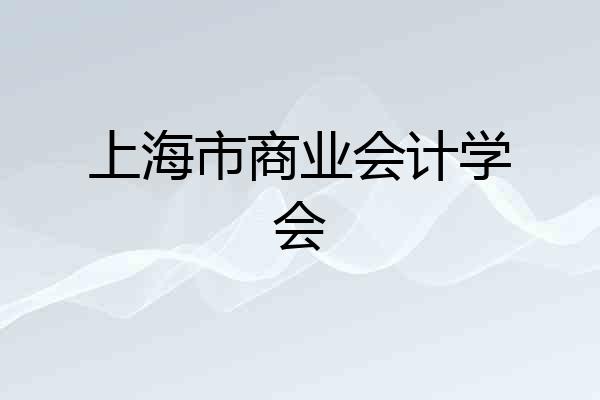上海市商业会计学会
