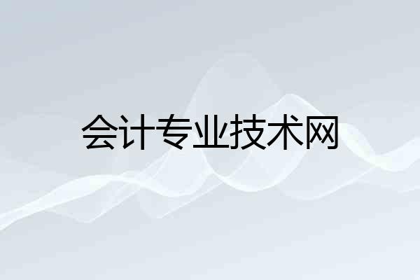会计专业技术网