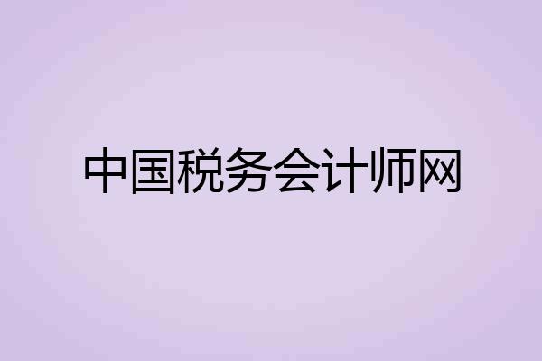 中国税务会计师网