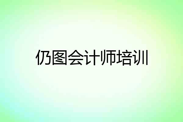 仍图会计师培训