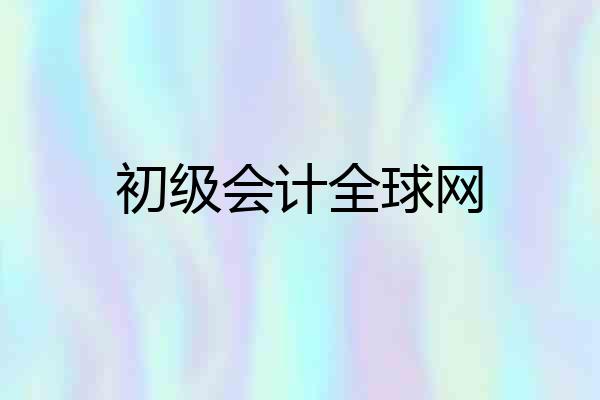 初级会计全球网