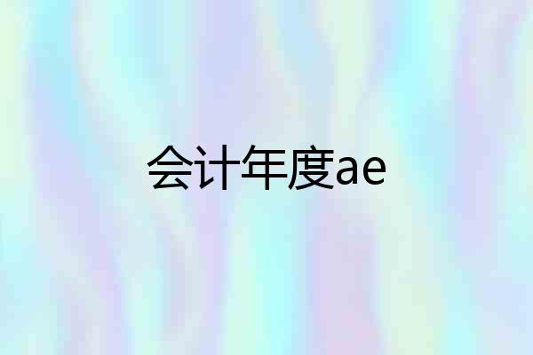会计年度ae